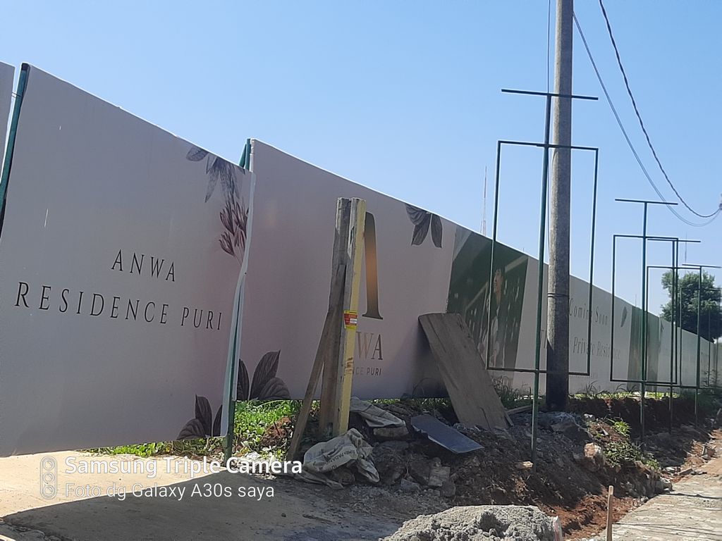 foto posisi tengah perumahan ANWA RESIDENCE PURI