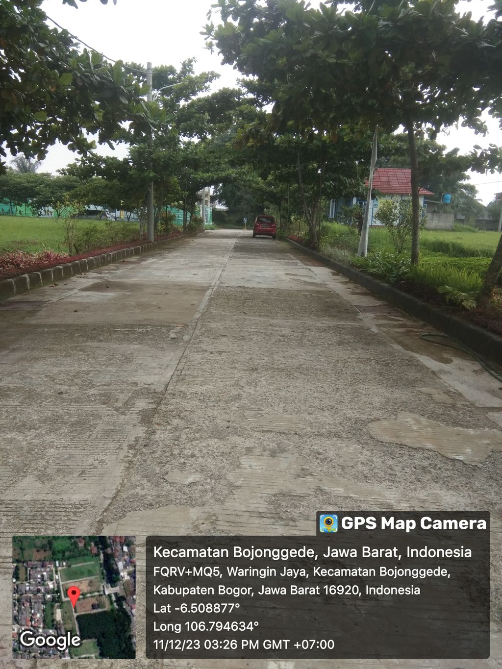 foto posisi tengah perumahan BOJONG CITY