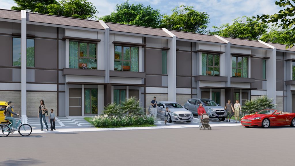 foto tampak rumah tipe 50/72 perumahan ROYAL SPRING 2 - TAHAP 2