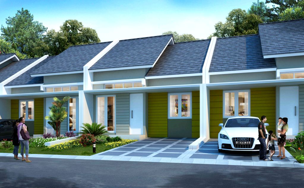 foto tampak rumah tipe 55/84 perumahan ROYAL SPRING 2 - TAHAP 2