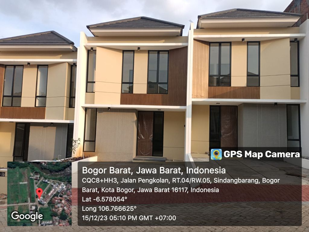 foto tampak rumah tipe 68 perumahan VICTORIA HILL RESIDENCE TAHAP 1