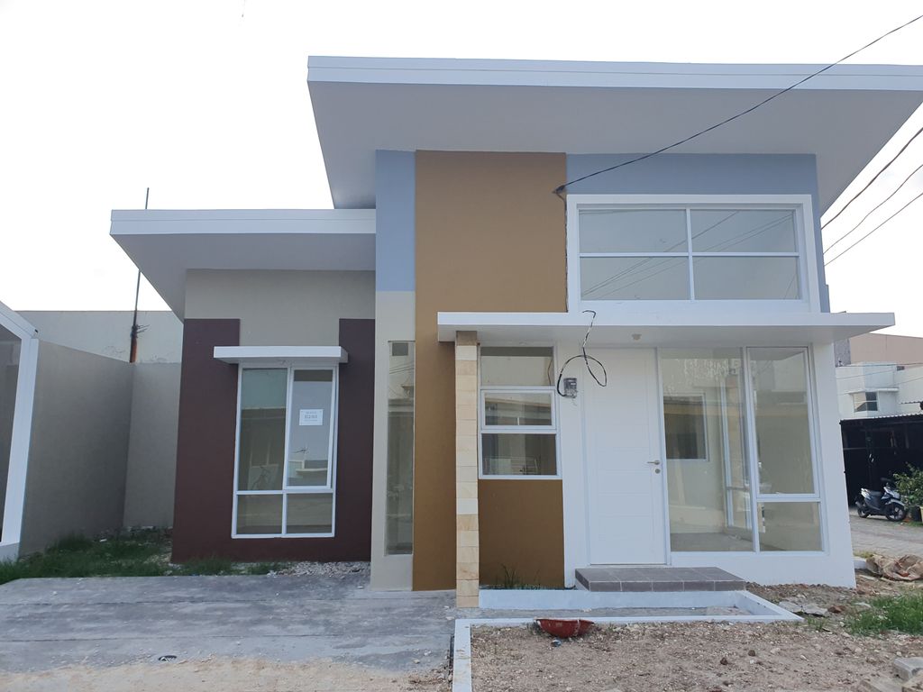 foto tampak rumah tipe Emerald 152 / 30 perumahan Duta Indah Residence - Rukan Emerald