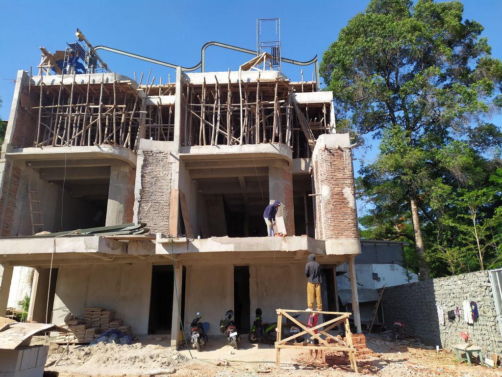 foto posisi tengah perumahan North Kemang Huis