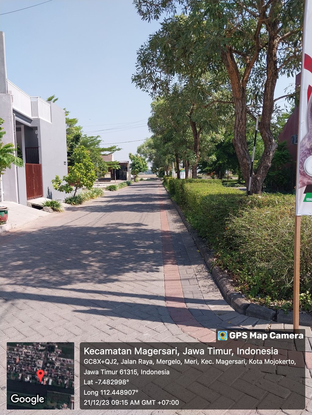 foto posisi tengah perumahan GRIYA PERMATA MERI BY PASS