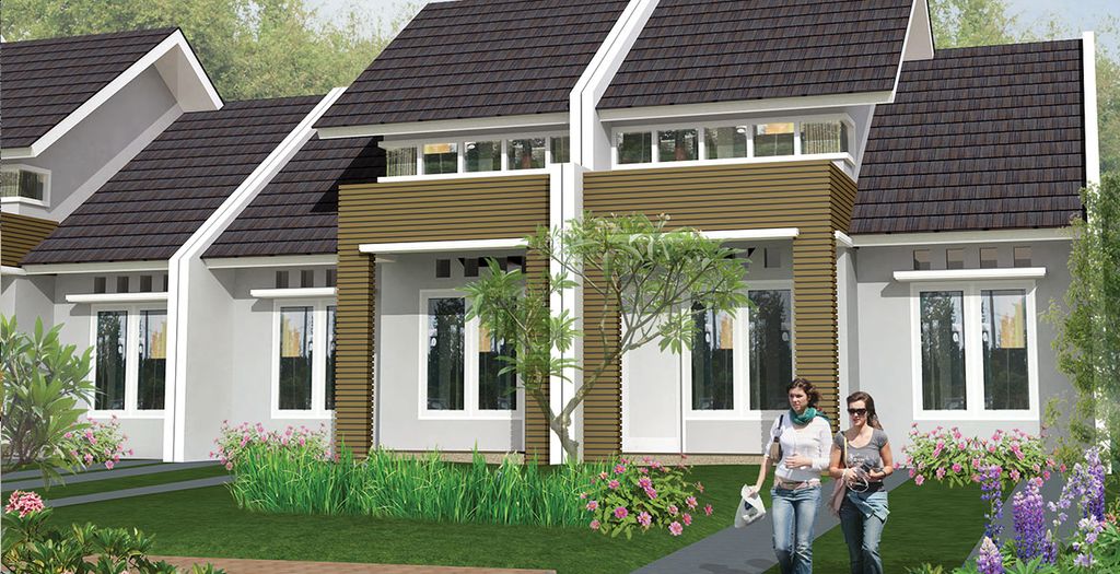 foto tampak rumah tipe NEW FANCY perumahan PERUMAHAN CINERE PARK VIEW - GRAHA CINERE