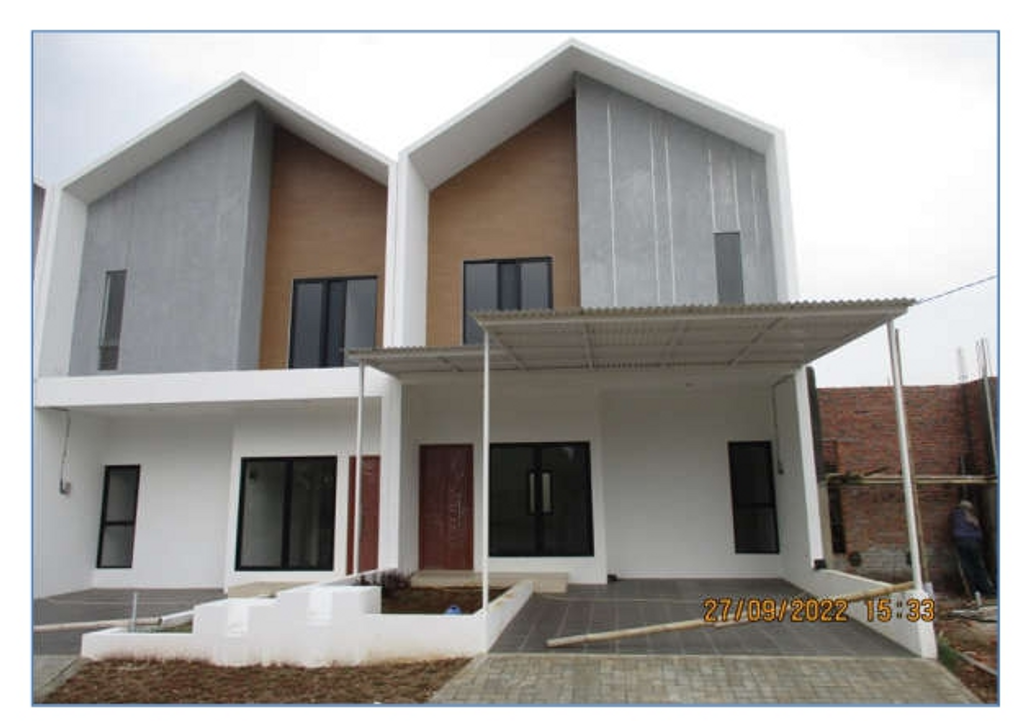foto tampak rumah tipe Kana perumahan Metro Residence
