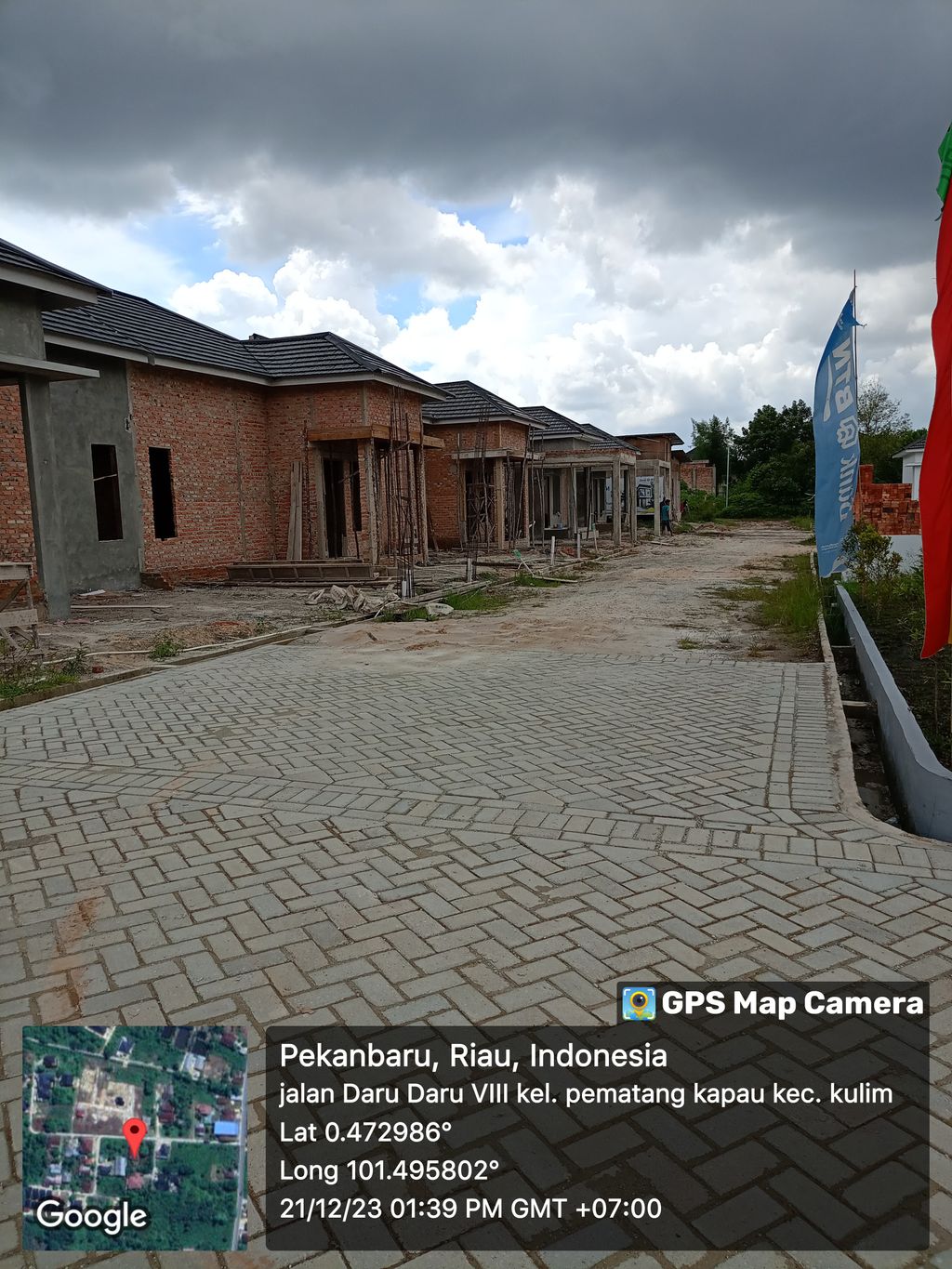 foto contoh rumah perumahan Bunga raya regency