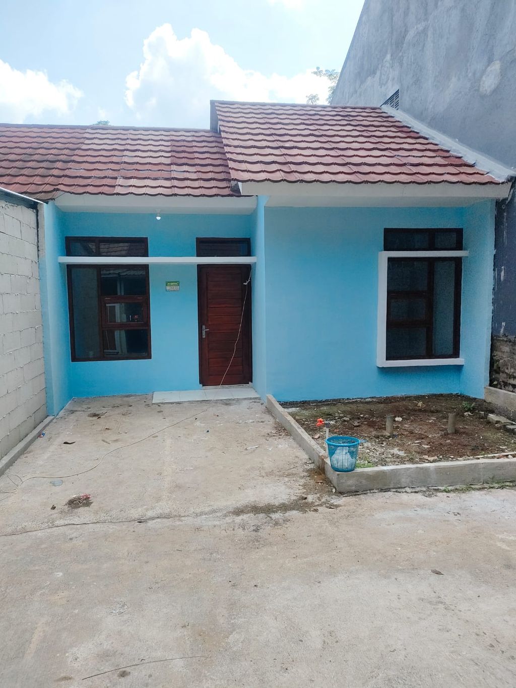 foto tampak rumah tipe 36 perumahan GRIYA AL-KAUTSAR CIMUNCANG TAHAP 2