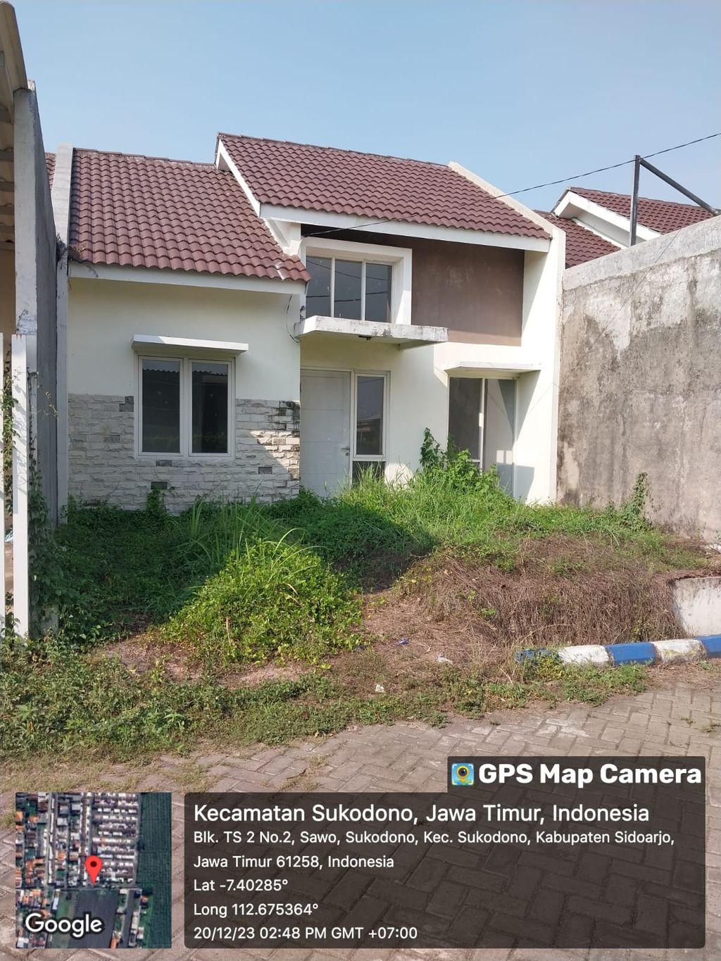 foto tampak rumah tipe Cendana perumahan Perumahan Taman Sukodono