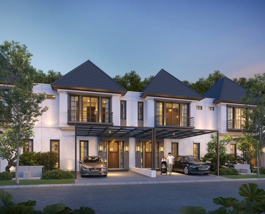 foto tampak rumah tipe DALE perumahan CitraGrand - Red Terracotta 2