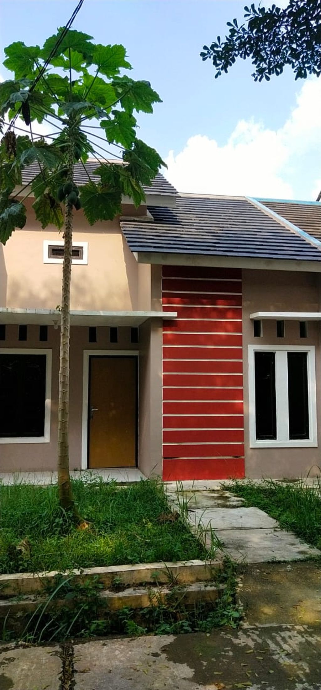 foto tampak rumah tipe 38/154 perumahan BUKIT NANGGERANG VILLAGE