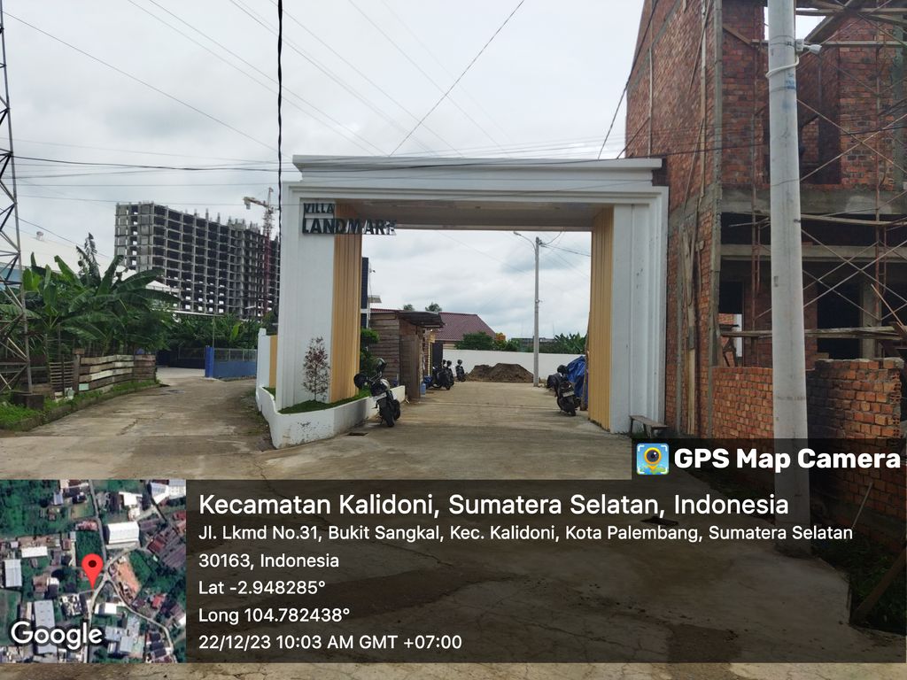 foto gerbang perumahan VILLA LANDMARK