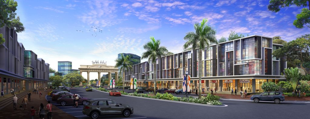 foto tampak rumah tipe Rubi elite perumahan CitraLand Palembang - Ruko Diamond