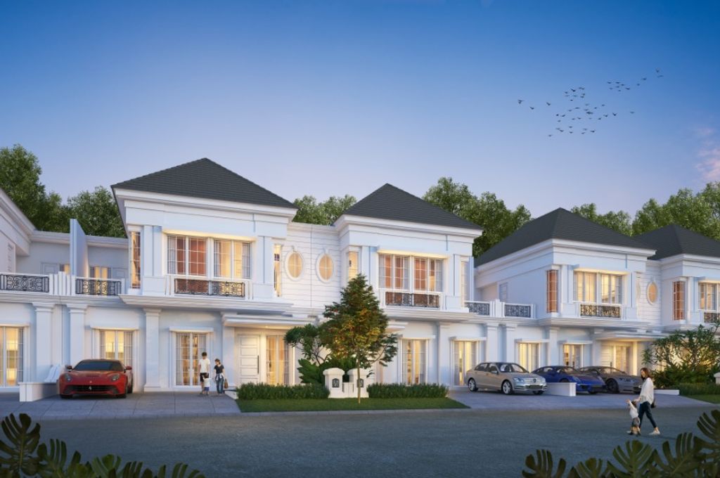 foto tampak rumah tipe Kasvaa Casa perumahan CITRALAND PALEMBANG - CLUSTER INARI