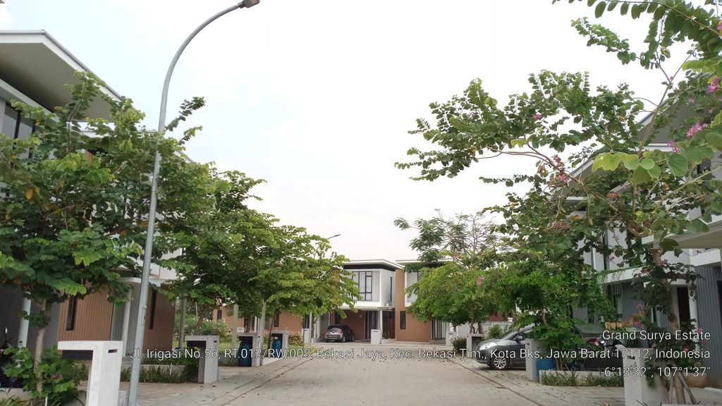 foto posisi tengah perumahan Grand Surya Estate 2