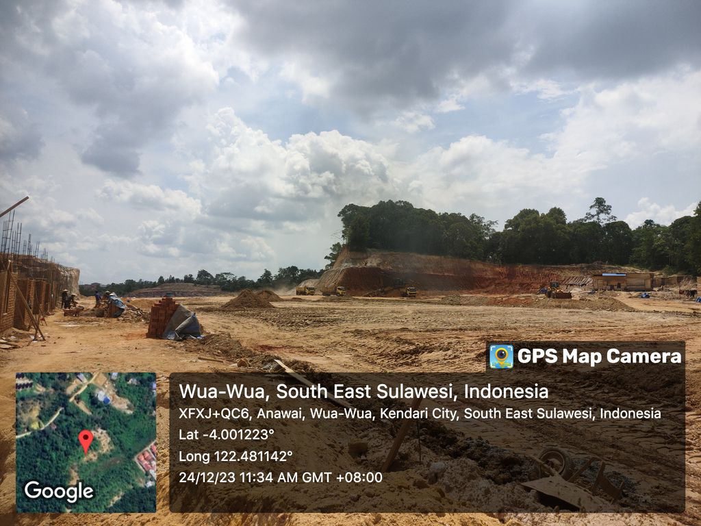 foto posisi tengah perumahan GRAND LAGOSI