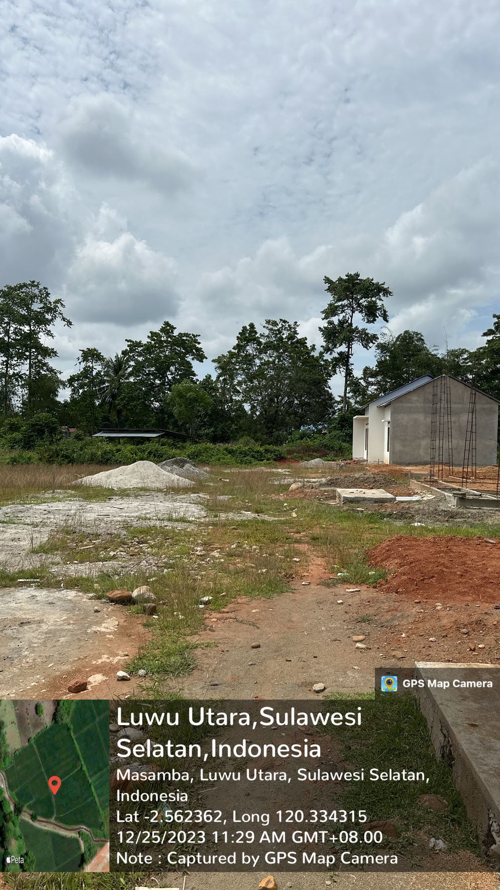 foto posisi tengah perumahan Griya Sakeena