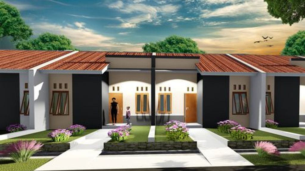 foto tampak rumah tipe 36/72 perumahan TAMAN DRAMAGA PERMAI 5