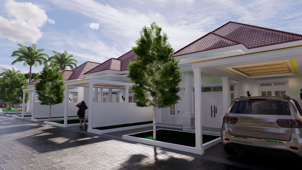 foto tampak rumah tipe 60 perumahan BUKIT INDAH PATTIMURA