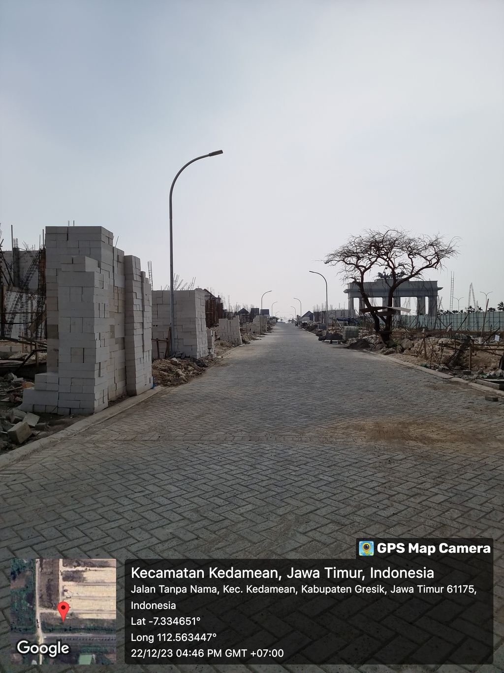 foto posisi tengah perumahan CITRALAND CITY KEDAMEAN