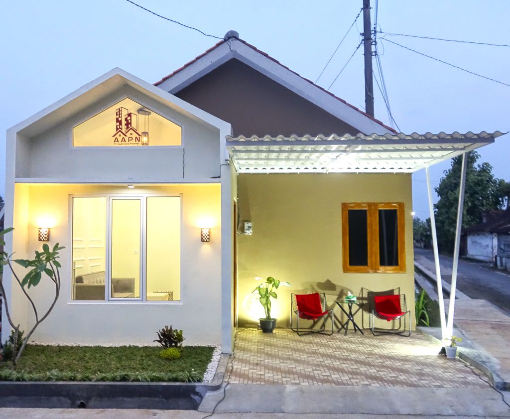 foto tampak rumah tipe 54/60 perumahan Geefi Residence