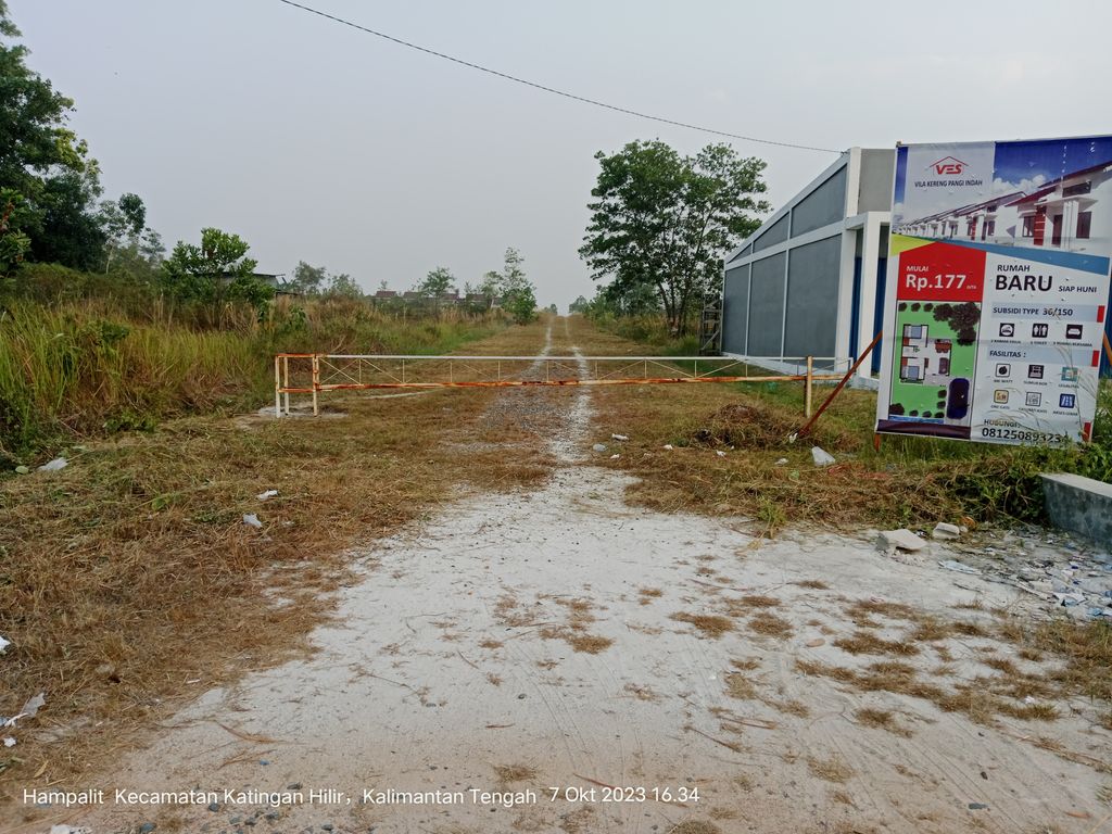 foto gerbang perumahan Vila Kereng Pangi Indah
