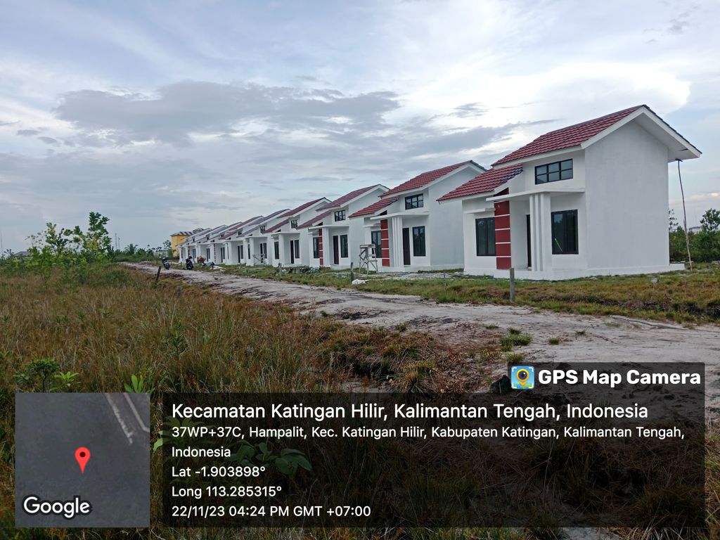 foto posisi tengah perumahan Vila Kereng Pangi Indah