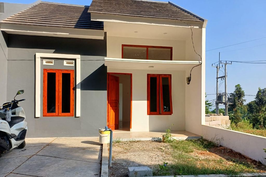 foto tampak rumah tipe BOUGENVILLE perumahan Bumi Kepang Permai