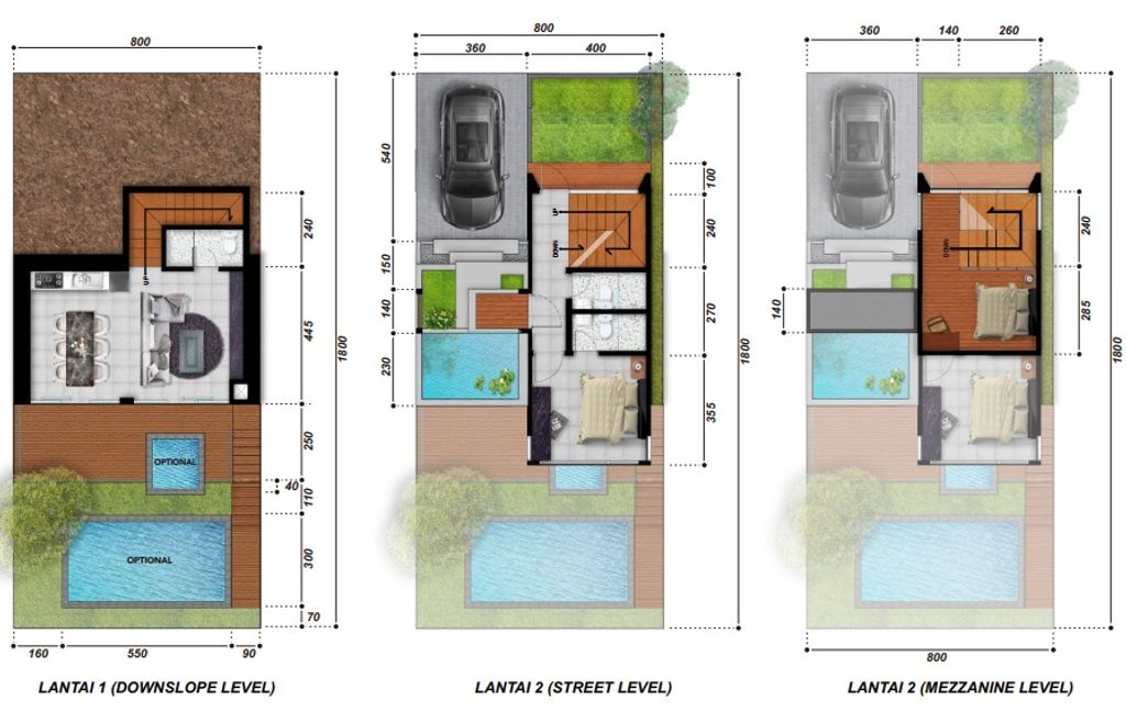 foto denah rumah tipe The Ahwanee perumahan Perumahan Taman Dayu 2
