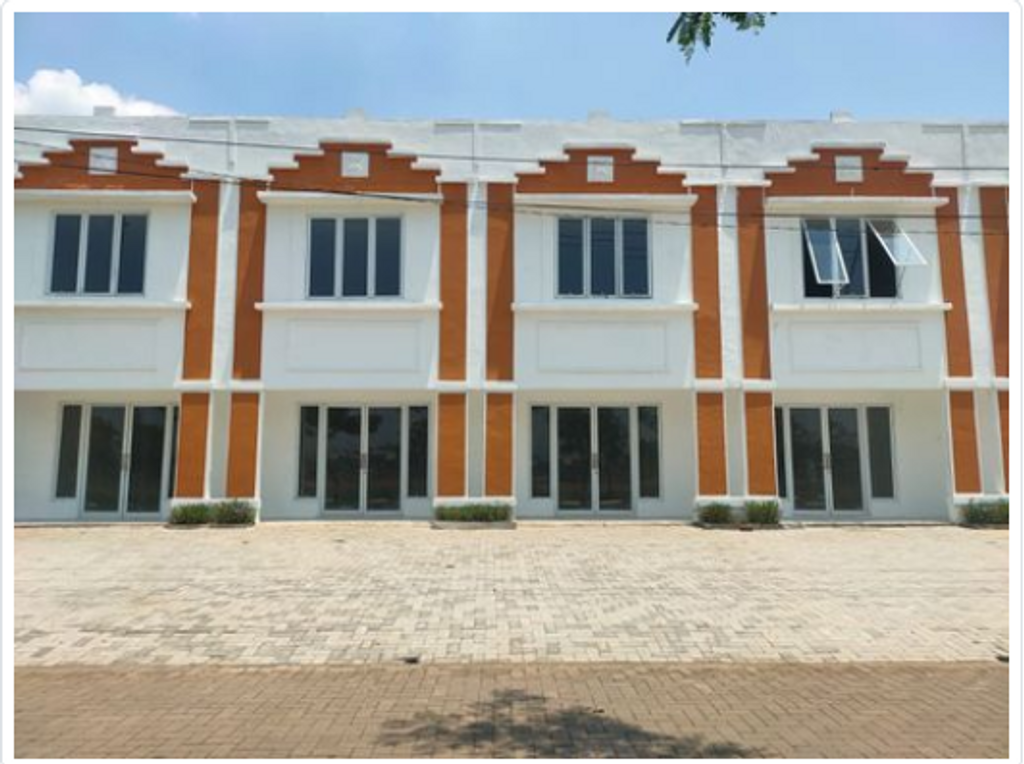 foto denah rumah tipe RUKO C perumahan PANORAMA BALI RESIDENCE