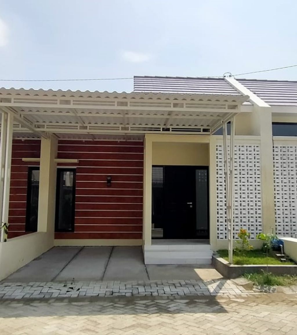 foto tampak rumah tipe Capella 36/72 perumahan BHUMI NIRWANA SENTOSA