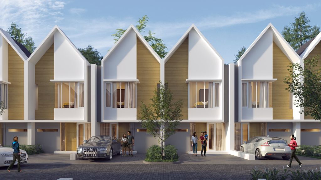 foto tampak rumah tipe 54/64 SD perumahan Grand Victoria 1