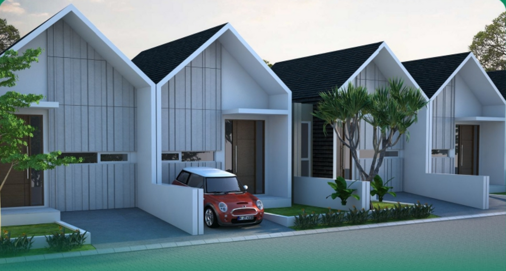 foto tampak rumah tipe 40 perumahan REMBANGAN HILL RESIDENCE