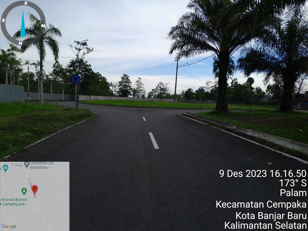 foto posisi tengah perumahan PERUMAHAN CITRAMITRA CITY BANJARBARU EXELSIOR