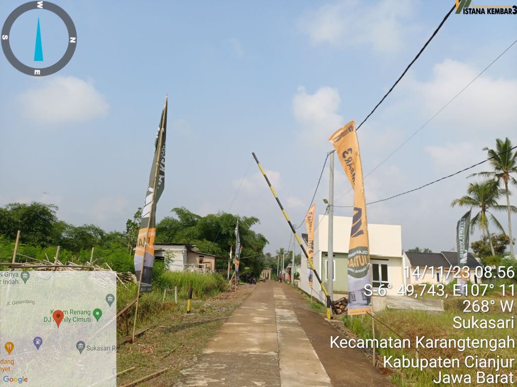 foto posisi tengah perumahan ISTANA KEMBAR 3