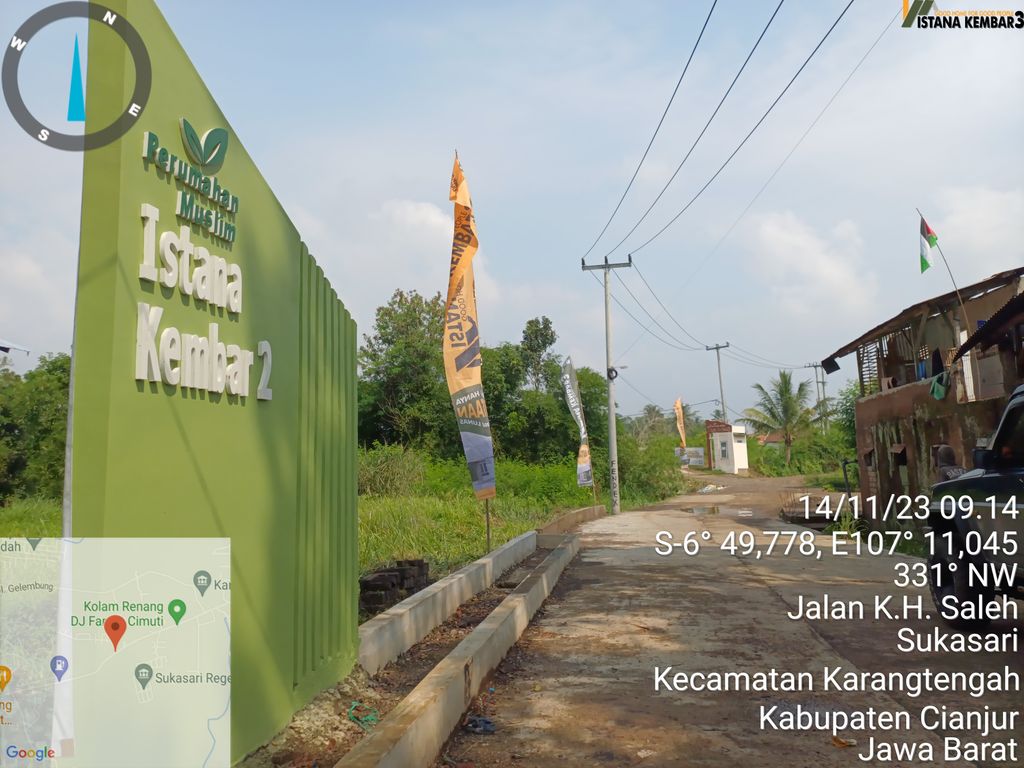 foto gerbang perumahan ISTANA KEMBAR 3