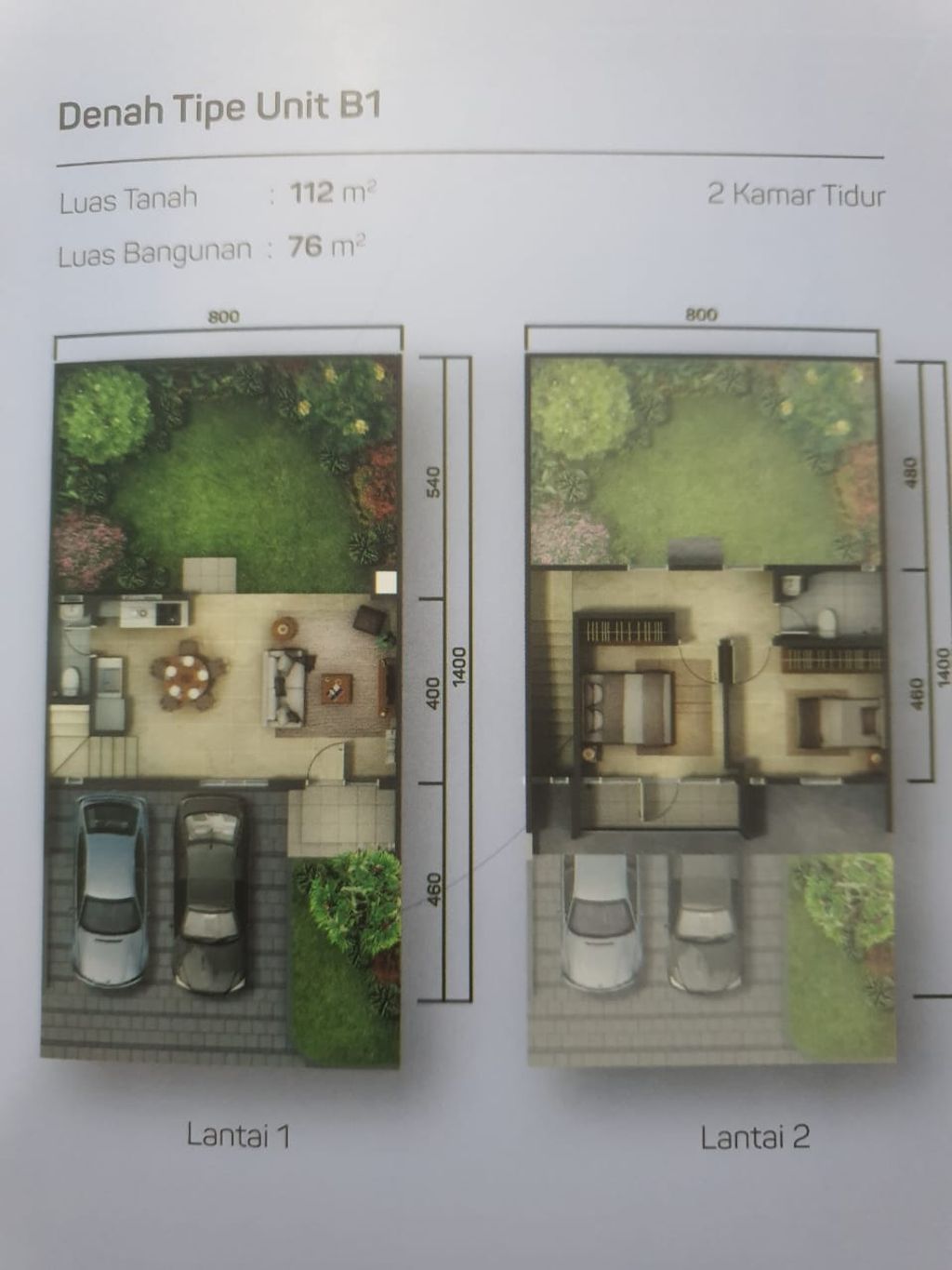 foto denah rumah tipe BASIC perumahan SUMMARECON MUTIARA MAKASSAR CLUSTER CRYSTAL
