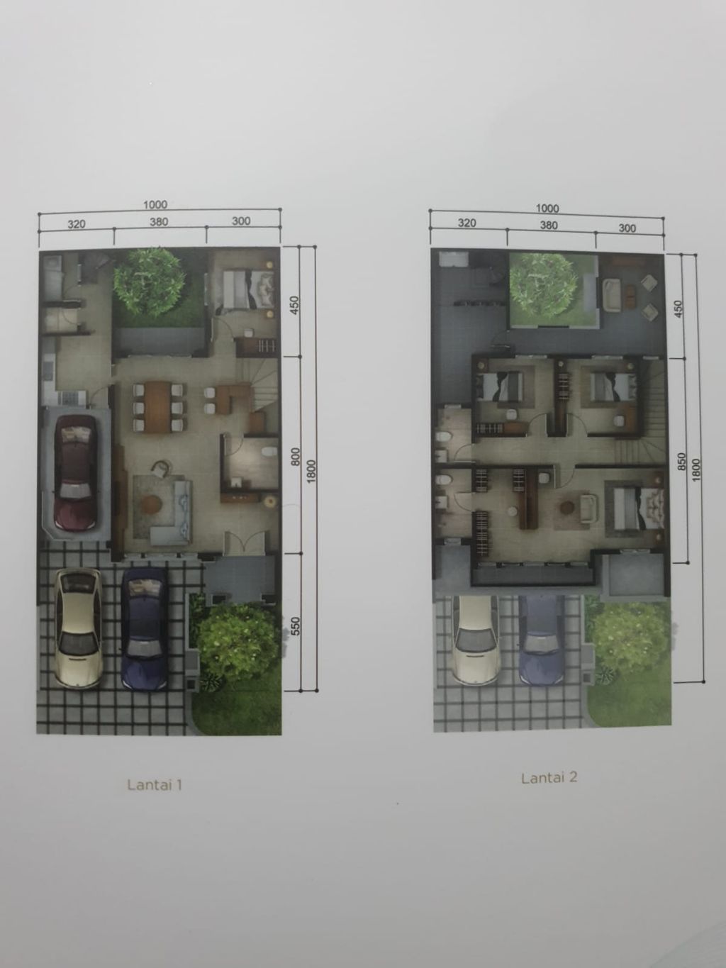 foto denah rumah tipe J10 perumahan SUMMARECON MUTIARA MAKASSAR CLUSTER JADE 2