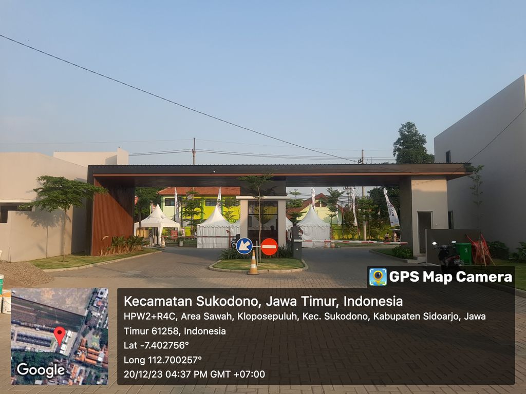 foto posisi tengah perumahan Taman Sukodono Regency 1