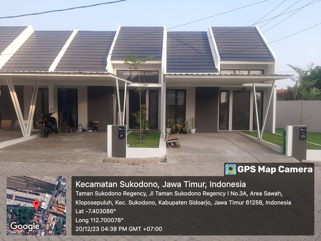 foto contoh rumah perumahan Taman Sukodono Regency 1