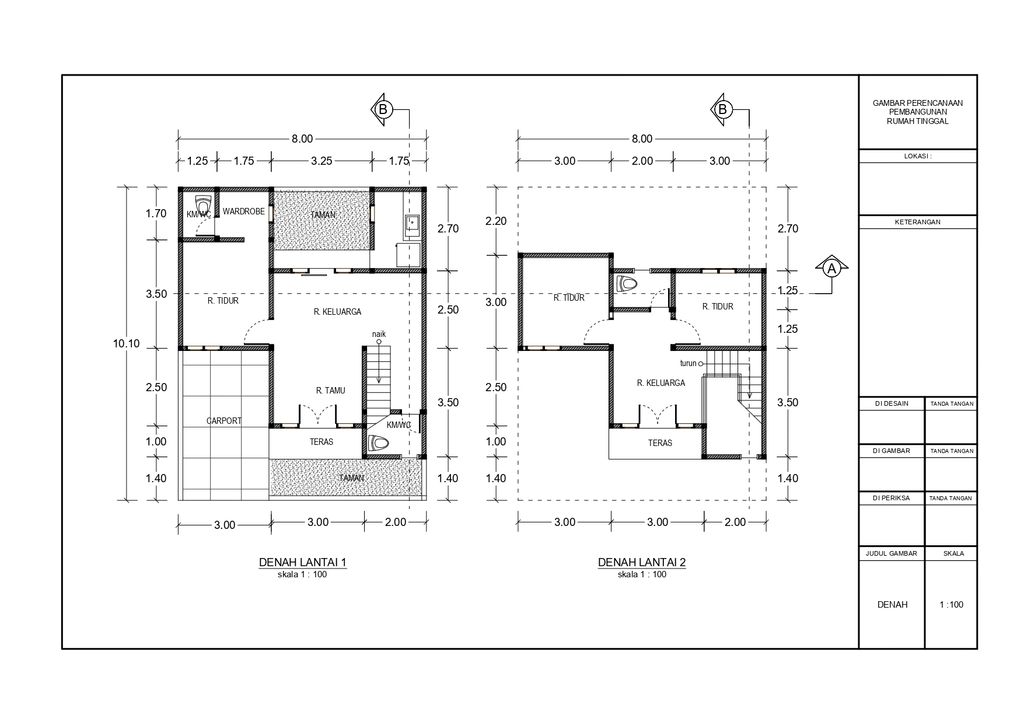foto denah rumah tipe 90/80 perumahan ALTA GRANDIA RESIDENCE