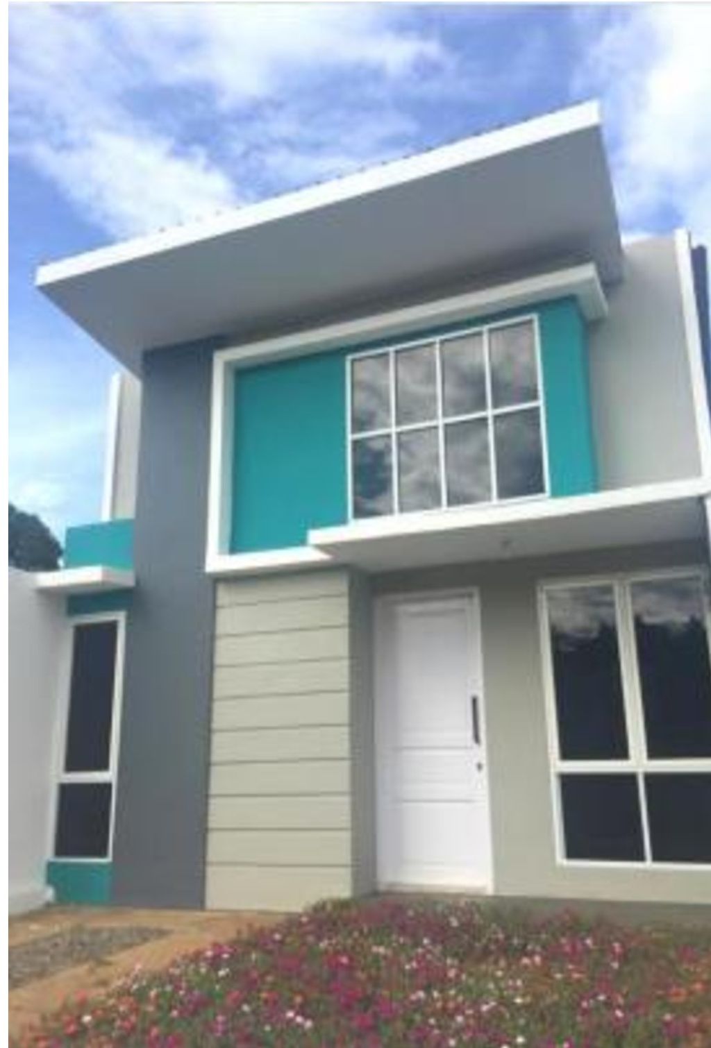 foto tampak rumah tipe 48/72 perumahan PAI RESIDENCE