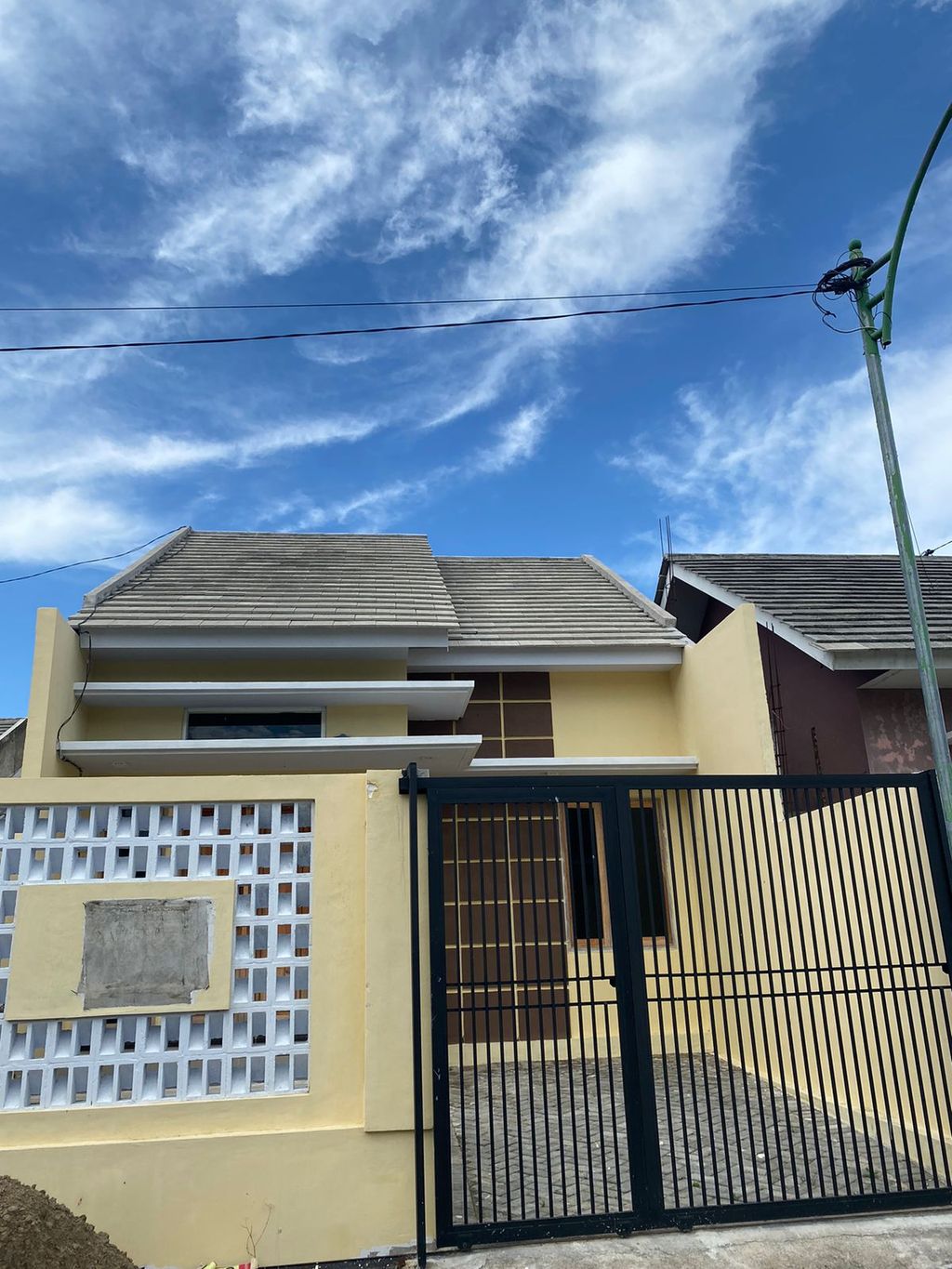 foto tampak rumah tipe 45 perumahan PERUMAHAN DIAMOND RESIDENCE