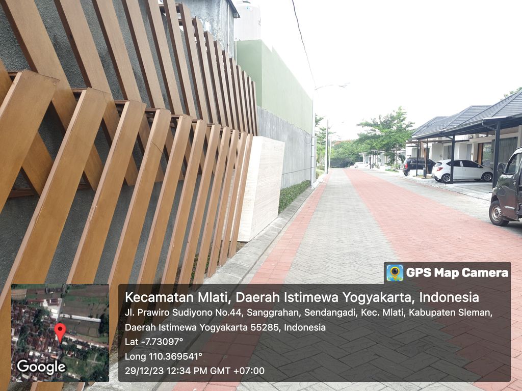 foto posisi tengah perumahan PONDOK PERMAI MLATI 3 PERLUASAN