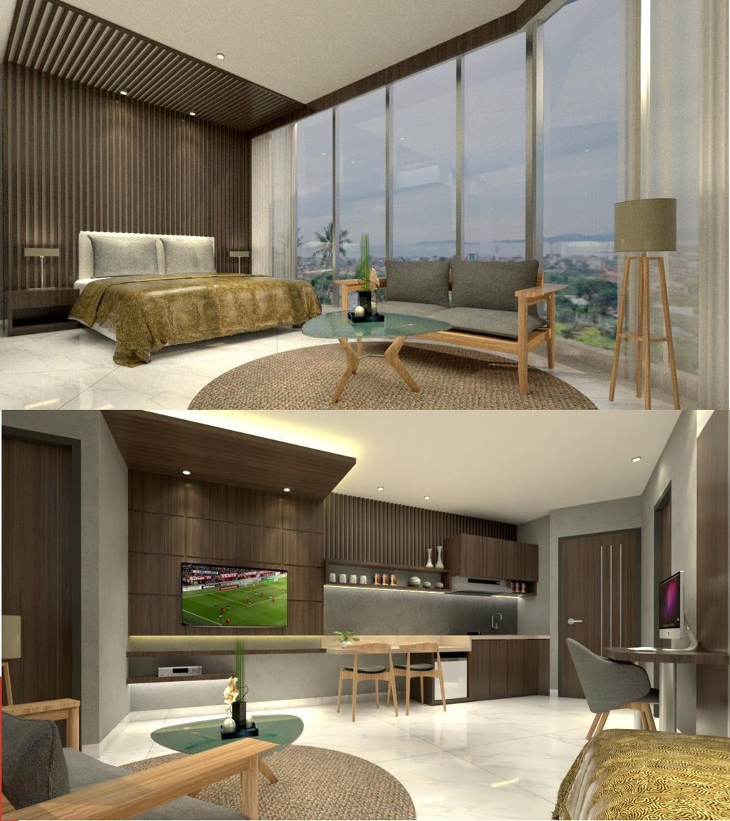 foto tampak rumah tipe DELUXE C perumahan The bay Apartment