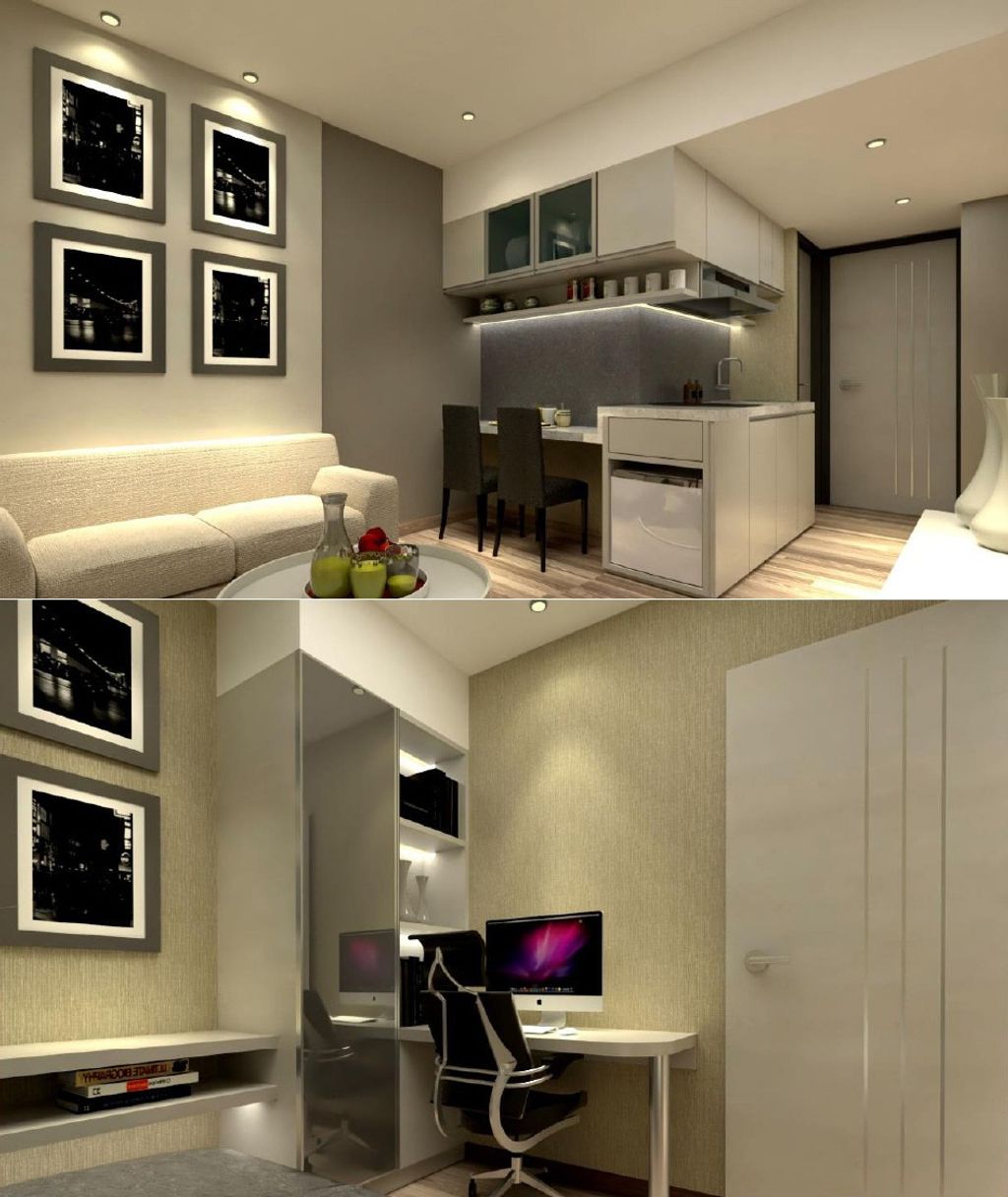 foto tampak rumah tipe PREMIERE A perumahan The bay Apartment