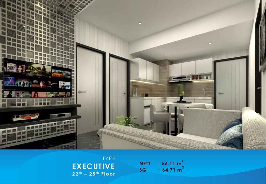 foto tampak rumah tipe EXECUTIVE perumahan The bay Apartment
