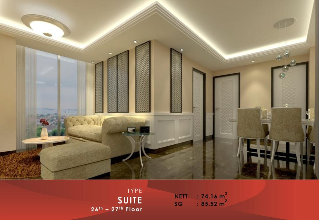 foto tampak rumah tipe SUITE perumahan The bay Apartment