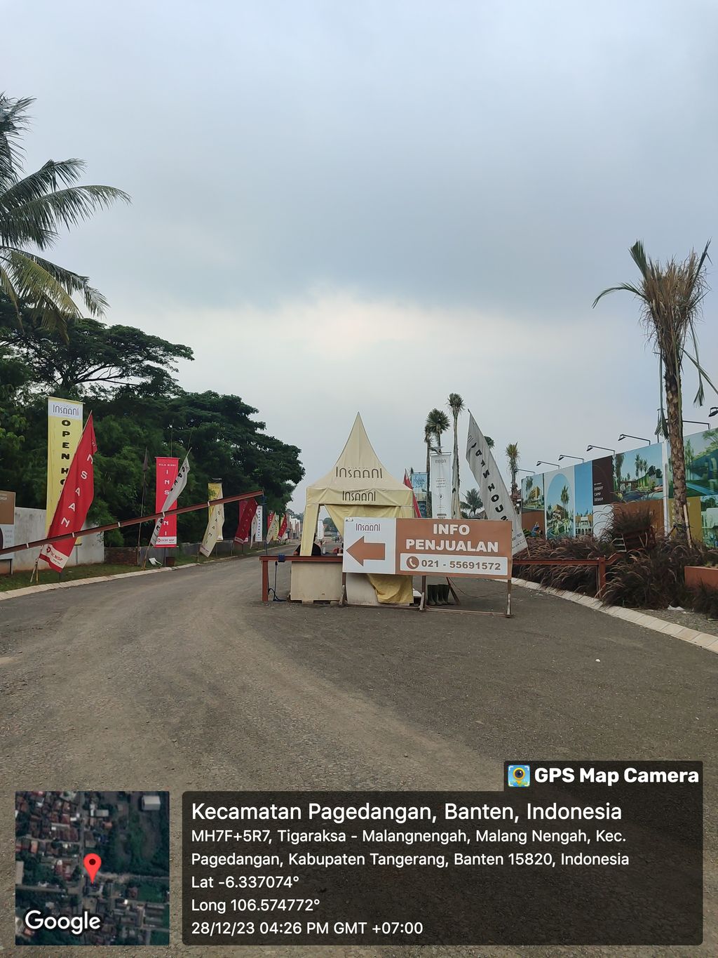 foto gerbang perumahan PERUMAHAN VILA RIZKI INSAANI