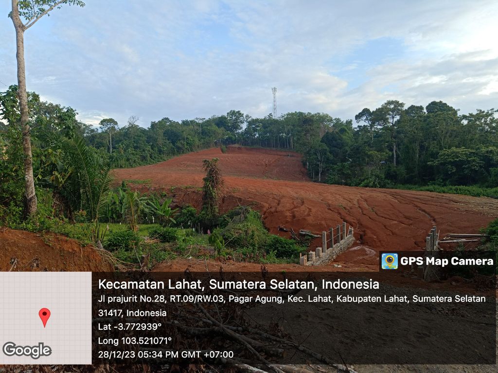 foto posisi tengah perumahan PUTRI RESIDENCE